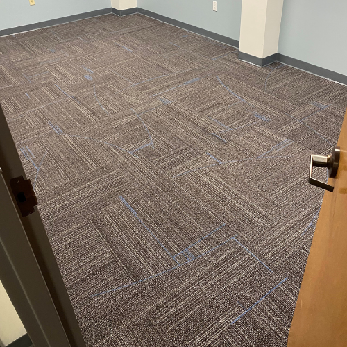 Commercial carpet installation from Arrow Floors
